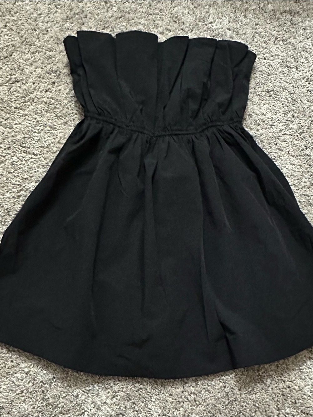 Lavish Tuscaloosa Boutique Black Strapless Babydoll Dress Size Small